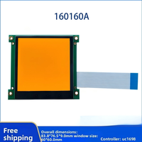 Module d'écran LCD COG160160, lumière orange, 3,5 pouces, pilote IC UC1698, résolution 160x160, interface FPC, garantie de trois ans