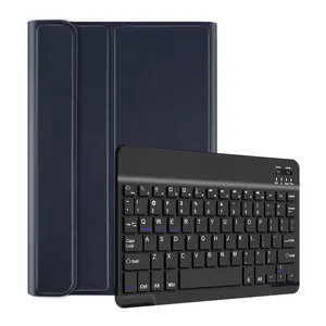 Preço de fábrica para samsung galaxy 2020 tab s7 plus t970, teclado destacável, teclado sem fio com suporte de lápis