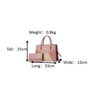 Vente en Gros Nouveaux <span class=keywords><strong>Sacs</strong></span> <span class=keywords><strong>à</strong></span> <span class=keywords><strong>Main</strong></span> 2-en-1 en PU pour <span class=keywords><strong>Femme</strong></span>, Élégants en Cuir, Exquis et <span class=keywords><strong>Tendance</strong></span>, <span class=keywords><strong>Sacs</strong></span> <span class=keywords><strong>à</strong></span> Bandoulière Mode pour Dames - Product Image 3
