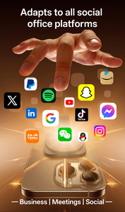 145ภาษา5g/Wi-Fi/ทันทีอุปกรณ์แปลเสียงสองทางแบบเรียลไท<span class=keywords><strong>ม</strong></span>์ชาร์จแม่เหล็ก T30แบบพกพาสำหรับ - Product Image 5