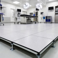 Panneau de plancher surélevé ESD en acier, ciment et céramique 600x600 pour centre de données, salle de serveurs, salle blanche SENMAI