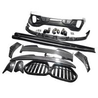 Kit de cuerpo de fibra de carbono estilo LD para BMW X6 G06 labio delantero difusor trasero falda lateral Spoiler Hood