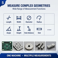 Two Dimensional Image Measuring Instrument 2D Dimensional Measuring Machine with 0.5um Resolution