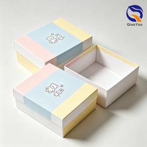 Coffret Cadeau Bébé Écologique en Coton Doublé, Vente Directe Usine, pour Baptême, Douche <span class=keywords><strong>de</strong></span> Naissance, Panier Cadeau - Product Image 3