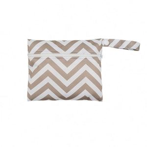 Sac étanche lavable personnalisé avec logo, 7 x 5,9 pouces, pour articles secs et humides, avec poches zippées, réutilisable pour repas, couches, poussette, collations, maillot de bain - Product Image 4