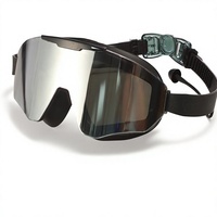 Fabricant professionnel de lunettes de natation avec protection anti-buée, anti-UV, étanches, sans fuites, à large champ de vision, en silicone et PC, avec bouchons d'oreilles