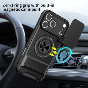 Étui de téléphone protecteur avec fenêtre coulissante <span class=keywords><strong>pour</strong></span> objectif, coque en PC+TPU <span class=keywords><strong>pour</strong></span> <span class=keywords><strong>Honor</strong></span> Play <span class=keywords><strong>10</strong></span>/Magic8 <span class=keywords><strong>Lite</strong></span>/Magic8 Pro/X70/X9d/X7d - Product Image 4
