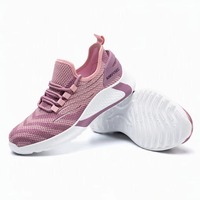 AIMVVSEC Nouvelle Arrivée Bottes de Sécurité Sportives Imperméables Roses à Embout d'Acier pour Usine et Chantier Été/Automne/Printemps