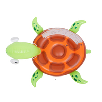 Jouet gonflable en PVC pour piscine en forme de tortue de mer, radeau flottant gonflable pour l'eau