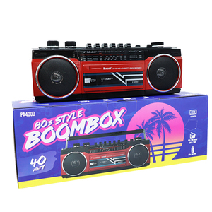 Eletree Pa4000 Retro Gift 80S Boombox Cassette Tape <span class=keywords><strong>Player</strong></span> Loa Không Dây Với 4 Băng Tần Radio Và Loa Cho <span class=keywords><strong>Usb</strong></span> - Product Image 3