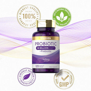 מותג פרטי שאינו GMO ללא גלוטן prebiotics תוסף כמוסה 14 פרוביוטיקה זנים 50 מיליארדים CFU פרוביוטיקה כמוסת גלולות - Product Image 3