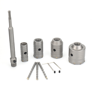 Ensemble de scie cloche pour béton 65mm 50mm 40mm 30mm SDS PLUS outils de coupe à tige pour pierre murale - Product Image 4