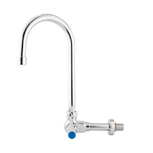 Robinet mélangeur monocommande moderne haut de gamme en laiton chromé pour grand évier de cuisine - Product Image 1