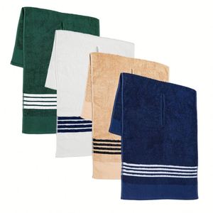 Serviette de sport en coton ultra absorbant, douce et sans peluches, avec trou central, pour le golf - Product Image 1