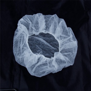 Nhà máy cung cấp dùng một lần 35g PP + PE trắng cap không dệt bouffant cap Head Cover - Product Image 1