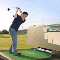 Plateau de récupération de balles de golf antidérapant en caoutchouc durable à fentes incurvées grande capacité pour tapis de frappe – Fournisseur OEM