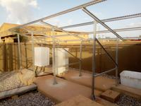 Structures au sol de montage photovoltaïque sur mesure en acier galvanisé à chaud pleine dimension, robustes, de type MW, pour fermes solaires, garantie 25 ans