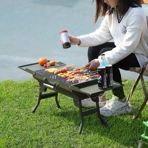 Barbecue portable en acier inoxydable, personnalisé en usine, pour le camping en plein air et la cuisson au charbon de bois - Product Image 3