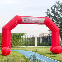 Arche gonflable extérieure en PVC pour le commerce d'exposition commerciale de publicité d'événement sportif, activités promotionnelles faites de nylon d'Oxford