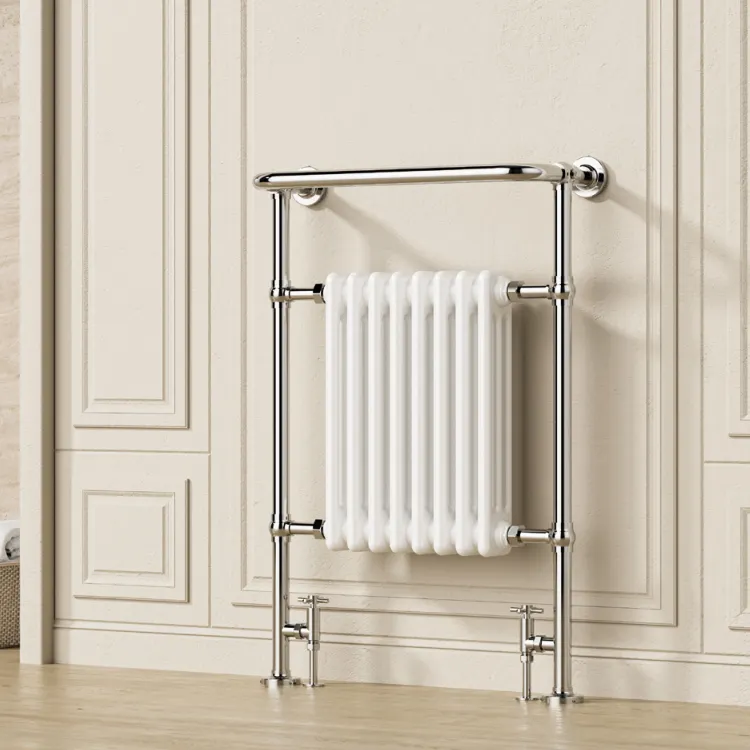 Traditionele Dual Fuel Badkamer Radiator Chromen Afwerking