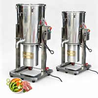 Mixeur Électrique Hachoir à Viande et Légumes, Mélangeur d'Oignons, d'Ail et de Gingembre, Robot Culinaire, Coupe-Légumes, Hachoir à Maïs, Moteur 3kW, Alimentation 220V/380V