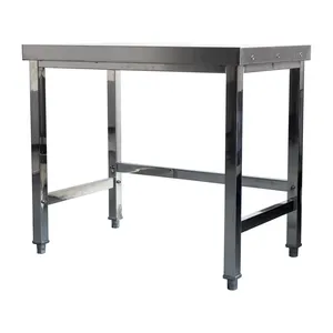 Factory direct sales 201/304 stainless steel thickened single-layer workbench for gas stove table with hoarding detachable