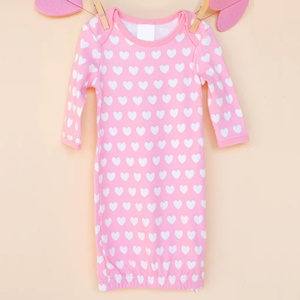 Conjuntos de Ropa de Punto Estampada de Manga Corta para Bebés Unisex, Pijamas de Una Pieza, Sacos de Dormir para Verano con Cierre de Botones - Product Image 2