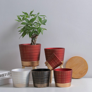 Pots en céramique artistiques festifs pour plantes couvertures de <span class=keywords><strong>Pot</strong></span> de fleur en terre cuite de Noël pour la décoration de jardin - Product Image 6