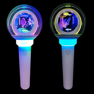 LCD-scherm 2,1 inch scherm sportverlichting <span class=keywords><strong>LED</strong></span>-aanmoedigingsstokken op maat gemaakte kleur knipperende lampjes voor bruiloften en evenementen - Product Image 6