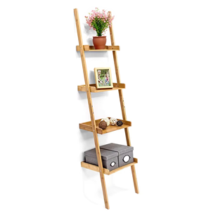Bamboo Book Plant <b>Rack</b> <b>Storage</b> Shelf <b>for</b> Home - Product Image 3