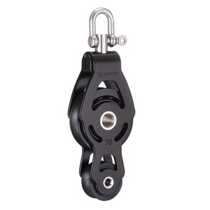 Polea de Aluminio Master de 75 mm con Rueda de 19 mm de Diámetro de Línea y Rodamiento para Mejora de Embarcaciones - Product Image 1