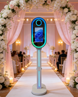 Promotion : Photobooth portable à écran tactile avec imprimante intégrée, compatible avec la machine Magic Mirror Photo Booth