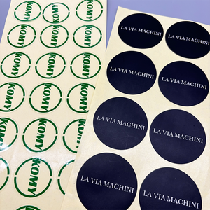 Autocollants d'étiquettes imperméables personnalisables tendance et populaires avec logo - Product Image 4