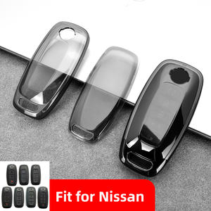 Accessoires de voiture DM pour Nissan Teana/<span class=keywords><strong>Irelia</strong></span>, housse de clé de voiture en TPU haute transparence, coque de clé Sylphy, protection anti-chute - Product Image 1