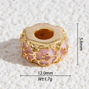 Mixed Shape Metal Charm Beads For Necklace Making Plated Cartoon Design Jewelry Findings Components Spring 2025 Yiwu Origin - Product Image 4