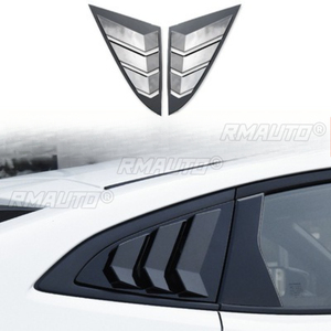 Para Changan UNIV: Kit de carrocería con embellecedor de ventana trasera triangular tipo aleta de tiburón y cubierta de embellecedor de ventana de ventilación lateral trasera, pieza de modificación. - Product Image 4