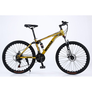 Bicicleta de Enduro Popular con Suspensión Completa, Bicicleta de Montaña para Aventuras y Senderos Técnicos, Acero de Alto Carbono, 24/26 Pulgadas - Product Image 6