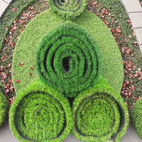Tapis en gazon artificiel, gazon synthétique résistant aux intempéries, tapis en faux gazon bon marché, haute densité, durable, aménagement paysager intérieur et extérieur