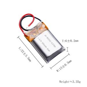 Coche de juguete teledirigido personalizado, <span class=keywords><strong>601419</strong></span>, 501522, 601522, 651522, 701522, 801522, 1s, lipo, 100mah, tamaño pequeño con batería de alta capacidad para helicóptero - Product Image 6