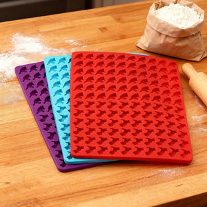 Molde <span class=keywords><strong>de</strong></span> Silicona para Golosinas para Perros con Forma <span class=keywords><strong>de</strong></span> <span class=keywords><strong>Unicornio</strong></span> y Dinosaurio, Tapete <span class=keywords><strong>de</strong></span> Drenaje, Moldes para Gomitas, Dulces y Gelatina, Tapete para Hornear - Product Image 1