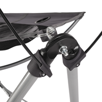 HITREE – hamac pliant en fer pour adultes, lit-balançoire suspendu en coton avec cadre métallique