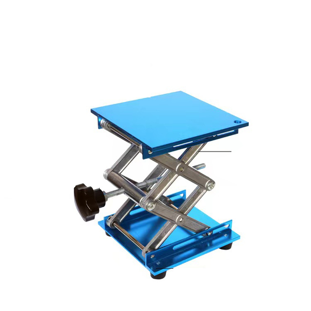 Aluminium Oxide Mini Lab Manual Lifting Jack Adjustable Laboratory Jack Lifting Platform