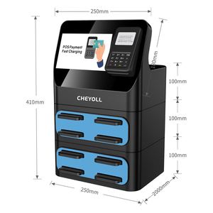 8 slot ristorante Powerbank Docking Station QR codice 5000ma condividere noleggio Power Bank stazione di noleggio pubblico - Product Image 3