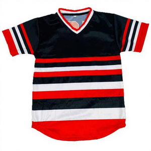 Maillot de baseball personnalisé OEM avec logo frontal à motif écossais/lettres, impression numérique par sublimation, respirant et à séchage rapide - Product Image 1