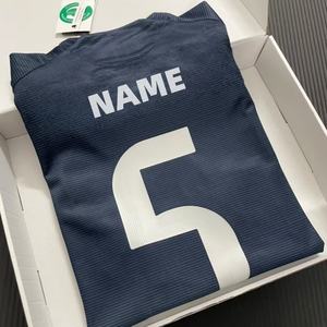 قميص رياضي مخصص لفريق كرة القدم مع طباعة الشعار مجانًا، تصميم جديد، 100% بوليستر، قابل للتنفس - Product Image 1