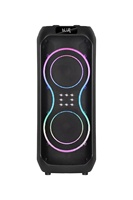 JBR8802 Haut-parleur de karaoké portable Lecteur de musique Grands haut-parleurs Extérieur DJ Party Double haut-parleur de karaoké 8 pouces avec micro et Bluetooth