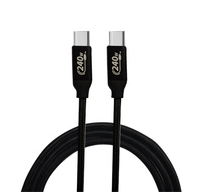 Câble de charge rapide USB-C vers USB-C haute puissance 240W, câble de données haute vitesse PD pour ordinateur, en cuivre pur, vente en gros directe usine