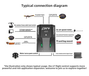 Contrôleur de vol SIYI N7 pour drone, UAV, UGV, USV, robotique, compatible avec l'écosystème Ardupilot PX4, GPS M9N 2 14S pour UAV ZLD - Product Image 2