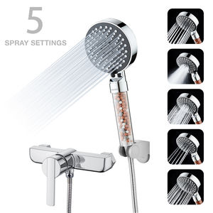 Grifo Mezclador de Ducha de Plástico ABS Antiescaldaduras con Ducha de Mano Filtrada de 5 Modos Múltiples para RV, Apartamento, Casa de Vivienda - Product Image 1