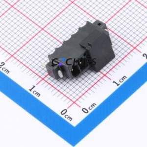 1821423 Plug-in Terminal Block Through hole Component (THT) Connector 2.54mm Black Straight Pin 1 - Product Image 1